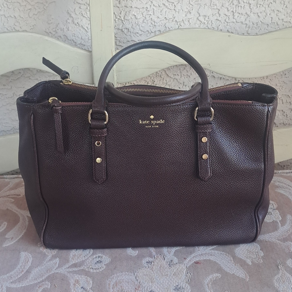Kate Spade Dark Brown Leather Handbag